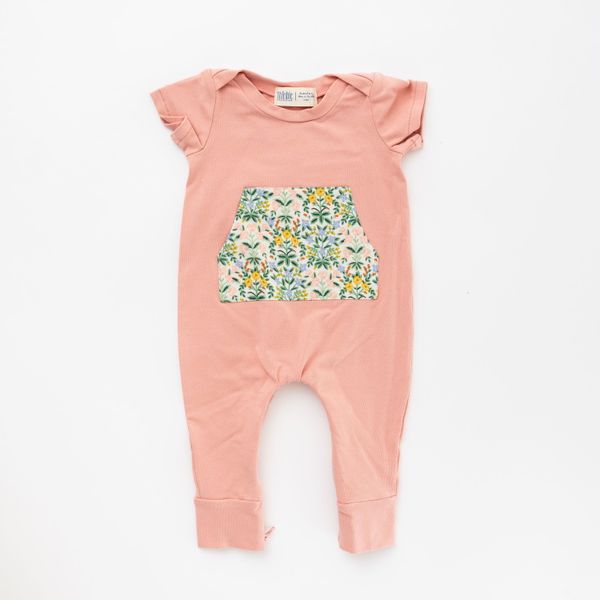 Zipper Romper in Spring Blooms