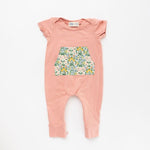 Load image into Gallery viewer, Zipper Romper in Spring Blooms
