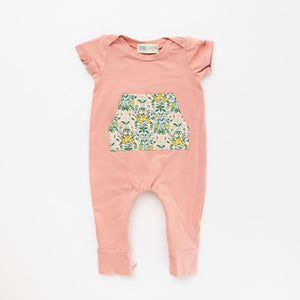 Zipper Romper in Spring Blooms