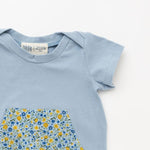 Load image into Gallery viewer, Zipper Romper in Prairie Garden

