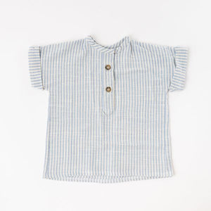 Popover Shirt in Prairie Stripe