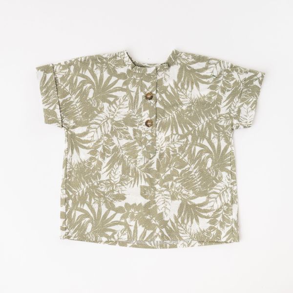 Popover Shirt in Palm