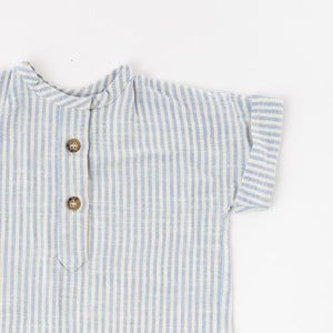 Popover Shirt in Prairie Stripe