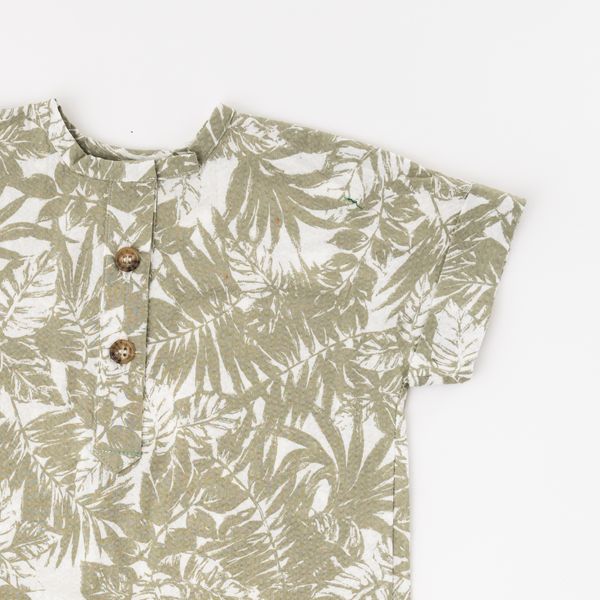 Popover Shirt in Palm