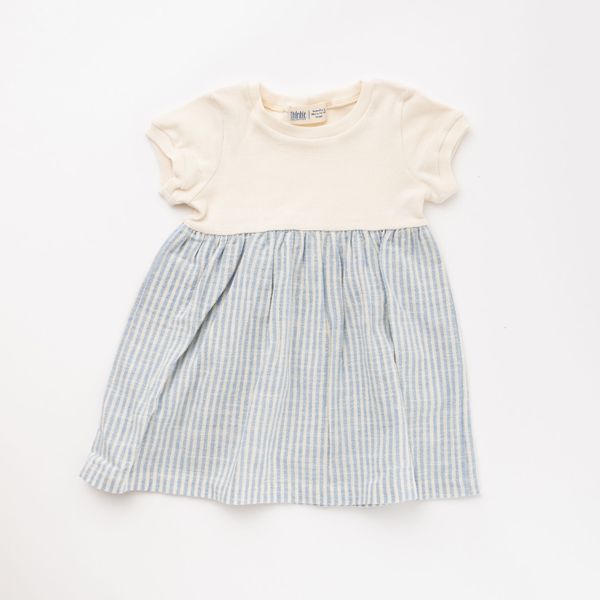 Playground Dress in Prairie Stripe
