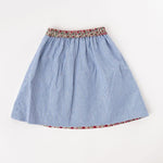 Load image into Gallery viewer, Reversible Skirt in Azure Posy
