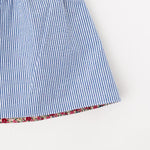 Load image into Gallery viewer, Reversible Skirt in Azure Posy
