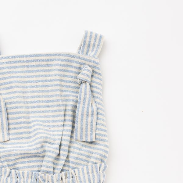 Knotted Shortsuit in Prairie Stripe
