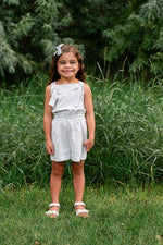 Load image into Gallery viewer, Knotted Shortsuit in Prairie Stripe
