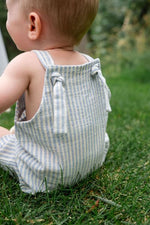 Load image into Gallery viewer, Knotted Shortall in Prairie Stripe
