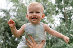 Load image into Gallery viewer, Knotted Shortall in Prairie Stripe
