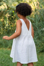 Load image into Gallery viewer, Weekend Dress in Prairie Stripe

