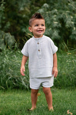 Load image into Gallery viewer, Popover Shirt in Prairie Stripe
