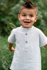 Load image into Gallery viewer, Popover Shirt in Prairie Stripe
