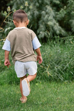 Load image into Gallery viewer, Relaxed Pocket Tee in Olive Prairie
