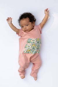 Zipper Romper in Spring Blooms