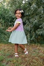 Load image into Gallery viewer, Casual Dress in Sorbet Colorblock
