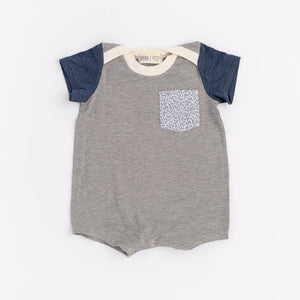 Bamboo Shortall in Stone Inkberry