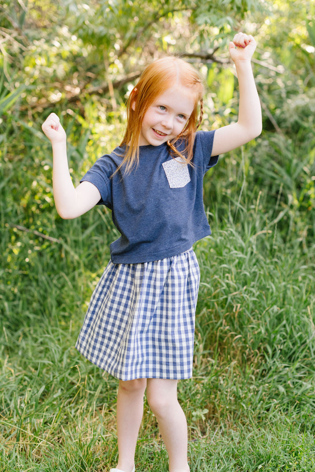 Reversible Skirt in Inkberry