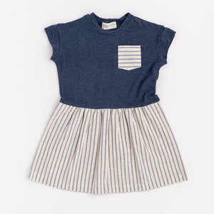 Casual Dress in Lake Stripe