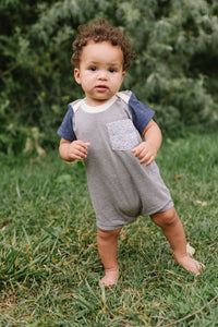 Bamboo Shortall in Stone Inkberry