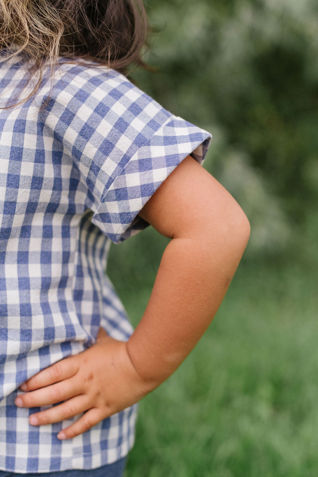 Popover Shirt in Ink Gingham