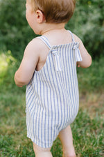 Load image into Gallery viewer, Knotted Shortall in Lake Stripe
