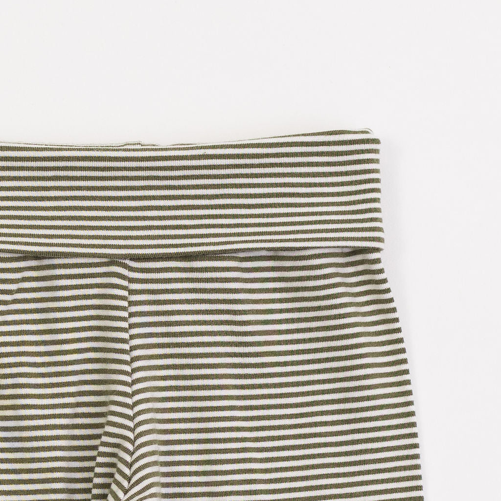 Bamboo Legging in Olive Stripe