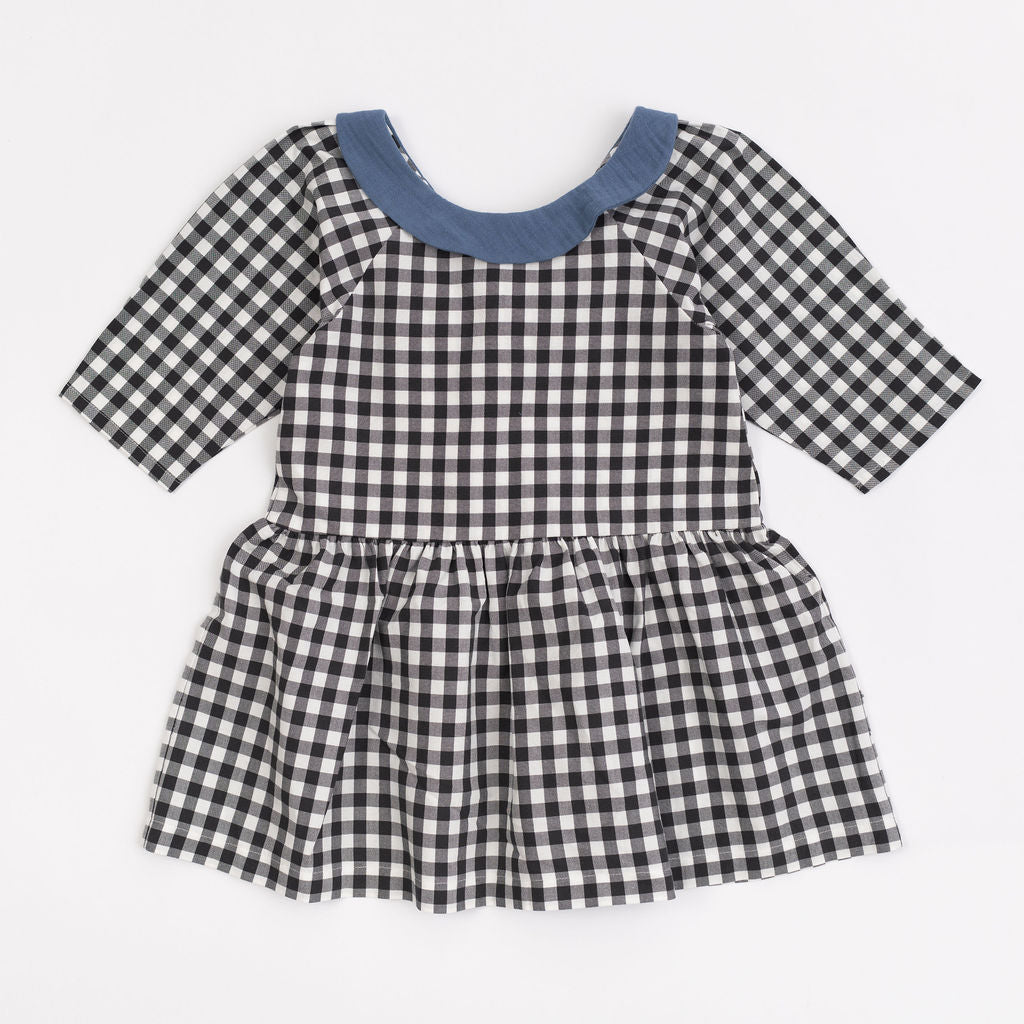 Celebration Dress in Shadow Gingham