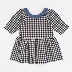 Celebration Dress in Shadow Gingham