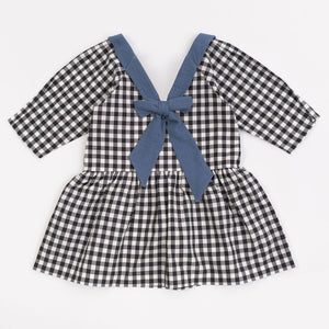 Celebration Dress in Shadow Gingham