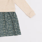 Load image into Gallery viewer, Classic Sweatshirt Dress in Flax Gardenia
