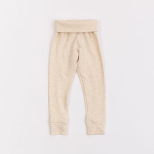 Bamboo Legging in Flax French Terry