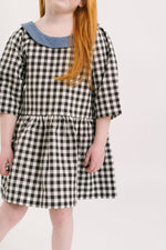 Load image into Gallery viewer, Celebration Dress in Shadow Gingham
