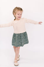 Load image into Gallery viewer, Classic Sweatshirt Dress in Flax Gardenia
