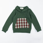 Load image into Gallery viewer, Shawl Collar Sweatshirt in Evergreen Stewart
