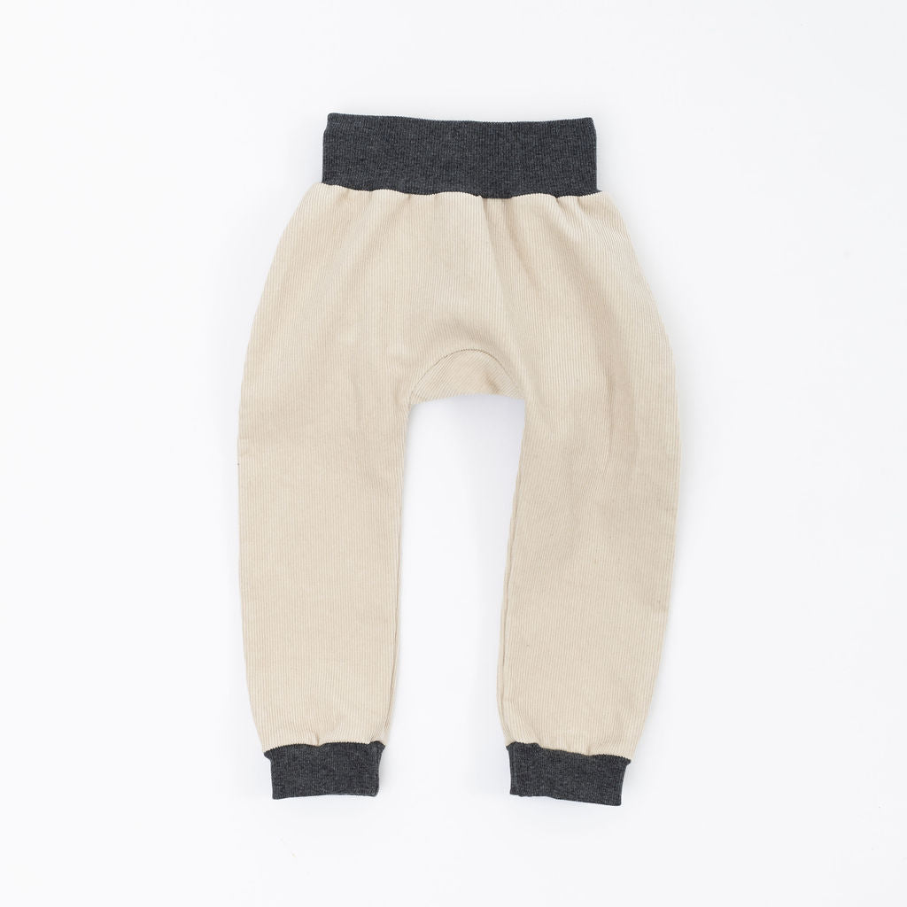 Corduroy Jogger in Pebble