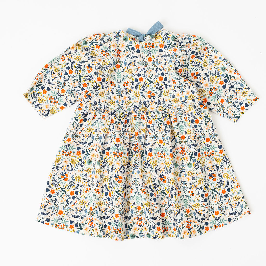 Birthday Dress in Fall Fields Thimble Birthday Dress in Fall Fields Thimble