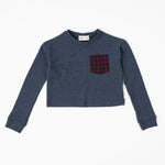 Load image into Gallery viewer, Bamboo Cropped Sweatshirt in Evening Rust
