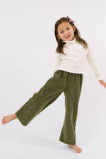 Load image into Gallery viewer, Corduroy Gaucho Pant in Olive
