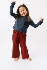 Load image into Gallery viewer, Corduroy Gaucho Pant in Rust
