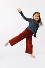 Load image into Gallery viewer, Corduroy Gaucho Pant in Rust

