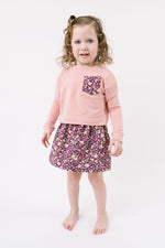 Load image into Gallery viewer, Bamboo Cropped Sweatshirt in Plumrose
