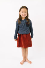 Load image into Gallery viewer, Bamboo Cropped Sweatshirt in Evening Rust
