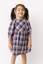 Load image into Gallery viewer, Birthday Dress in September Plaid
