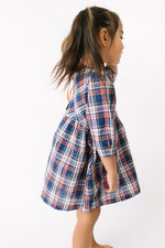 Load image into Gallery viewer, Birthday Dress in September Plaid
