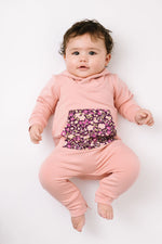 Load image into Gallery viewer, Shawl Collar Romper in Plumrose
