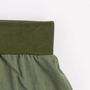 Gauze Jogger in Fern