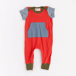 Load image into Gallery viewer, Zipper Romper in Watermelon
