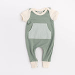 Load image into Gallery viewer, Zipper Romper in Sage
